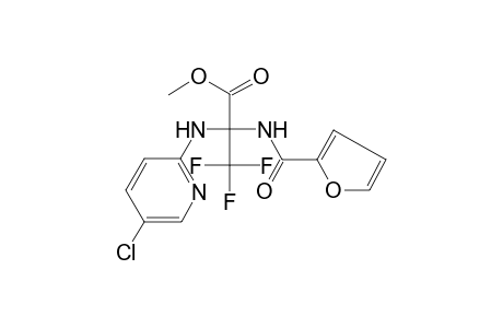 Methyl 2-[(5-chloro-2-pyridinyl)amino]-3,3,3-trifluoro-2-(2-furoylamino)propanoate