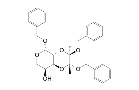 (2R,3R,4aR,5S,8S,8aS)-2,3,5-tribenzoxy-2,3-dimethyl-5,7,8,8a-tetrahydro-4aH-pyrano[3,4-b][1,4]dioxin-8-ol