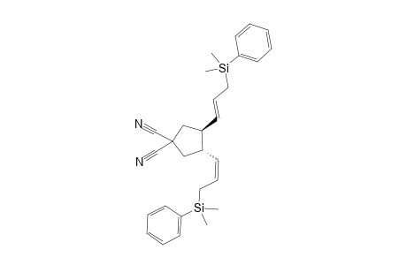 (3S,4S)-4-[(Z)-3-[dimethyl(phenyl)silyl]prop-1-enyl]-3-[(E)-3-[dimethyl(phenyl)silyl]prop-1-enyl]cyclopentane-1,1-dicarbonitrile