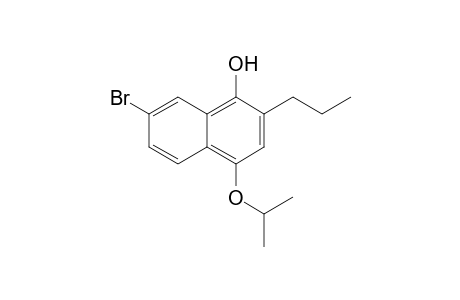 7-Bromo-4-isopropoxy-2-propylnaphthalene-1-ol