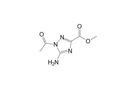 1-Acetyl-5-amino-1,2,4-triazole-3-carboxylic acid methyl ester