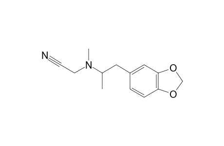 N-CYANOMETHYL-N-METHYL-1-(3',4'-METHYLENEDIOXYPHENYL)-2-PROPYLAMINE