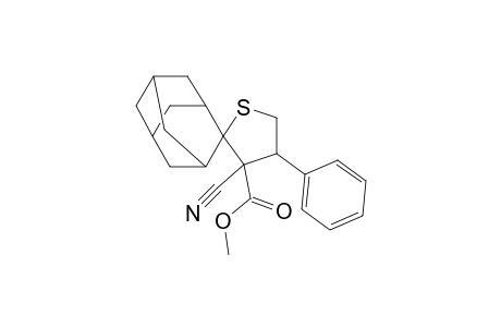 Methyl 3'-cyano-4'-phenyl-spiro[adamantane-2,2'-thiolane]-3'-carboxylate