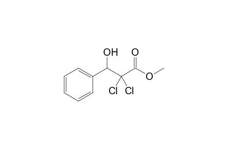 2,2-Dichloro-3-hydroxy-3-phenyl-propionic acid methyl ester