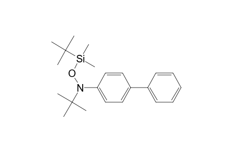 1-[N-tert-Butyl-N-(tert-butyldimethylsilyloxy)amino]-4-phenylbenzene