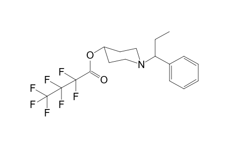 1-(1-Phenylpropyl)piperidin-4-yl heptafluorobutanoate