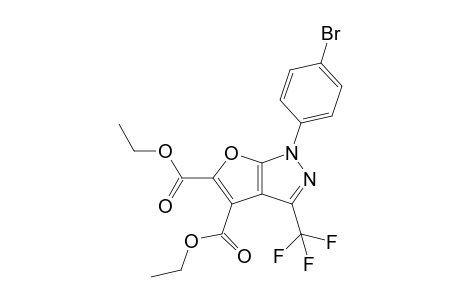 Diethyl 1-(4-bromophenyl)-3-(trifluoromethyl)-1H-furo[2,3-c]pyrazole-4,5-dicarboxylate