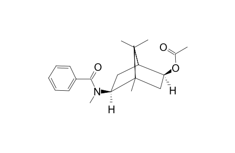 2-exo-Benzoylamino-5-exo-acetyl-N-methyl-bornane