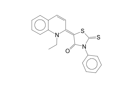 (5E)-5-(1-Ethyl-2(1H)-quinolinylidene)-3-phenyl-2-thioxo-1,3-thiazolidin-4-one