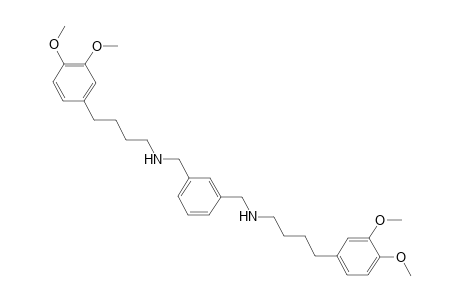 N,N'-Bis-4-(3,4-dimethoxyphenyl)butyl-m-phenylen-dimethanamine