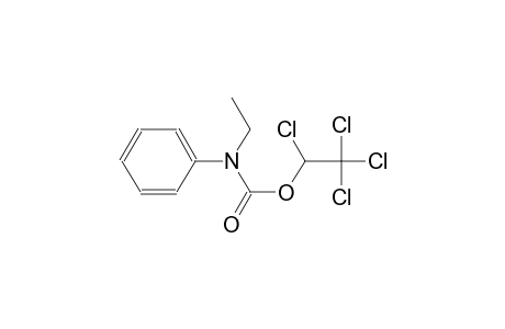 1,2,2,2-tetrachloroethyl ethyl(phenyl)carbamate