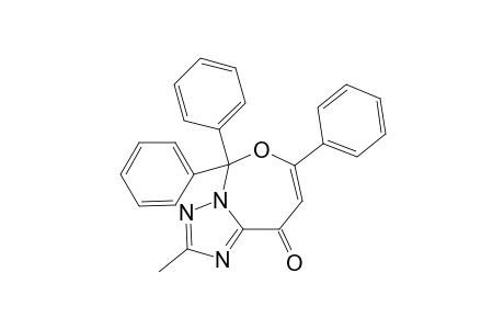 2-Methyl-5,5,7-triphenyl-[1,2,4]triazolo[1,5-c][1,3]oxazepin-9-one