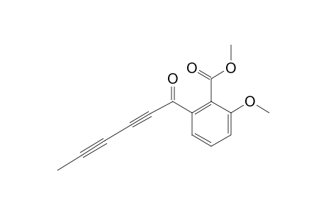 1-[(3'-METHOXY-2'-METHOXYCARBONYL)-PHENYL]-1-OXO-PENT-2,4-DIINE