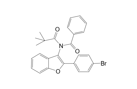 N-(2-(4-Bromophenyl)benzofuran-3-yl)-N-pivaloylbenzamide