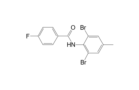 Benzamide, 4-fluoro-N-(2,6-dibromo-4-methylphenyl)-