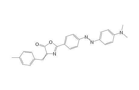 2-(4-{2-[4-(Dimethylamino)phenyl]-1-diazenyl}phenyl)-4-[1-(4-methylphenyl)methylidene]-5(4H)-oxazolone