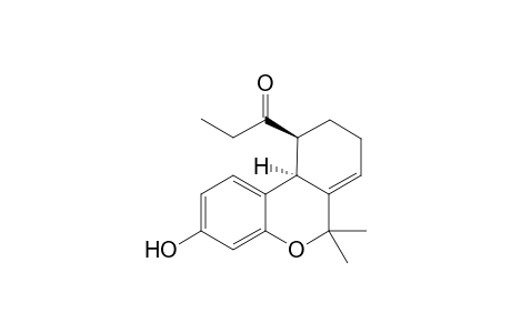 1-(3-Hydroxy-6,6-dimethyl-8,9,10,10a-tetrahydro-6H-benzo[c]chromen-10-yl)propan-1-one