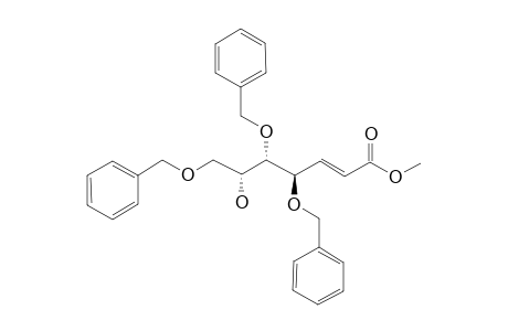 METHYL-(4R,5S,6R)-6-HYDROXY-4,5,7-TRIBENZYLOXY-2E-HEPTENOATE