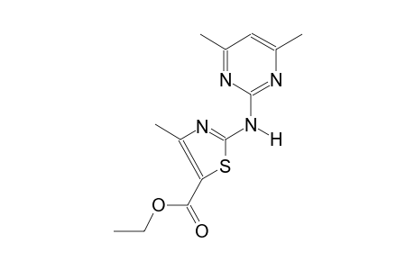 5-thiazolecarboxylic acid, 2-[(4,6-dimethyl-2-pyrimidinyl)amino]-4-methyl-, ethyl ester