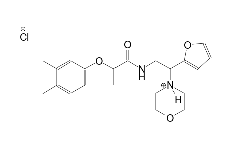 morpholinium, 4-[2-[[2-(3,4-dimethylphenoxy)-1-oxopropyl]amino]-1-(2-furanyl)ethyl]-, chloride