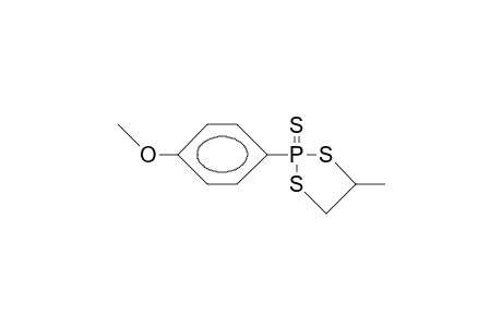 1,3,2-Dithiaphospholane, 2-(4-methoxyphenyl)-4-methyl-, 2-sulfide