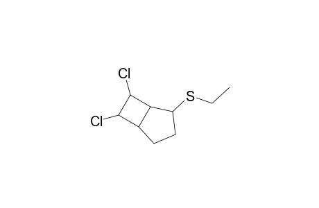 6,7-Dichloro-2-ethylthiobicyclo(3.2.0)heptane