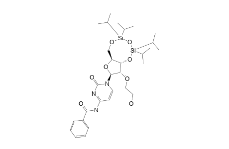 3',5'-O-(TETRAISOPROPYLDISILOXANE-1,3-DIYL)-N4-BENZOYL-2'-O-(2-HYDROXYETHYL)-CYTIDINE
