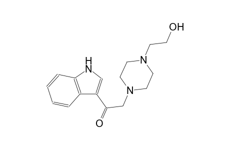 2-[4-(2-hydroxyethyl)-1-piperazinyl]-1-(1H-indol-3-yl)ethanone