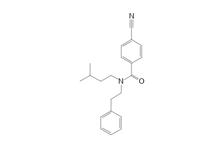 Benzamide, 4-cyano-N-(2-phenylethyl)-N-isopentyl-