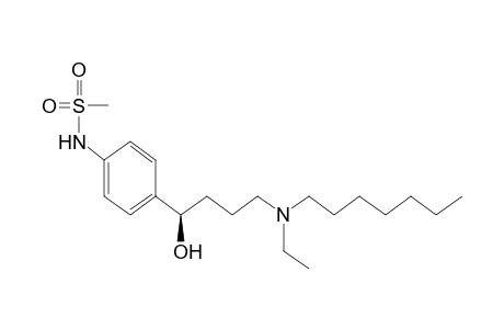 (R)-N-[4-[4-(Ethylheptylamino)-1-hydroxybutyl]phenyl]methanesulfonamide (E)-2-butenedioate