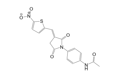 acetamide, N-[4-[(3E)-3-[(5-nitro-2-thienyl)methylene]-2,5-dioxopyrrolidinyl]phenyl]-