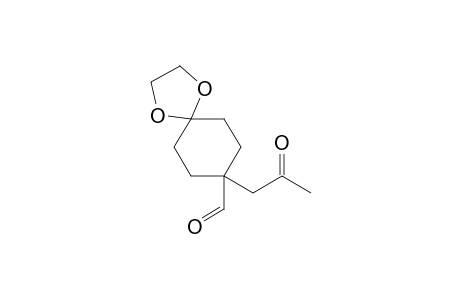 8-(2-oxidanylidenepropyl)-1,4-dioxaspiro[4.5]decane-8-carbaldehyde
