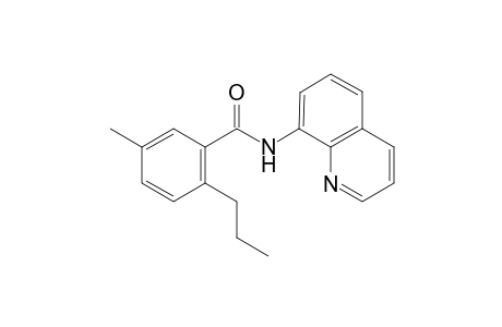 5-Methyl-2-propyl-N-(quinolin-8-yl)benzamide