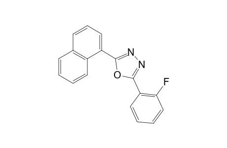 2-(o-fluorophenyl)-5-(1-naphthyl)-1,3,4-oxadiazole