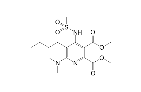 Dimethyl 5-Butyl-6-(dimethylamino)-4-[(methylsulfonyl)amino]pyridine-2,3-dicarboxylate
