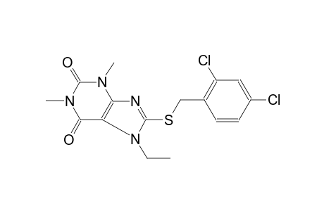 1H-purine-2,6-dione, 8-[[(2,4-dichlorophenyl)methyl]thio]-7-ethyl-3,7-dihydro-1,3-dimethyl-