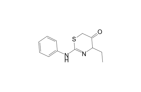 2-Anilino-4-ethyl-4H-1,3-thiazin-5(6H)-one