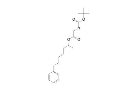 (2R,E)-7-PHENYLHEPT-3-EN-2-YL-2-(TERT.-BUTOXYCARBONYLAMINO)-ACETATE