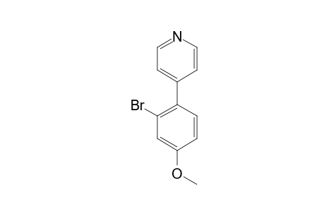 4-(2'-BROMO-4'-METHOXYPHENYL)-PYRIDINE