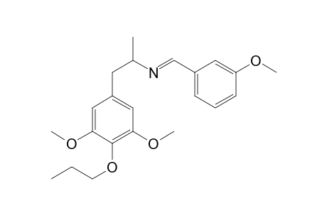 N-(1-(3,5-Dimethoxy-4-propoxyphenyl)propan-2-yl)-1-(3-methoxyphenyl)methanimine