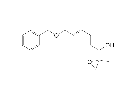Oxiranemethanol, 2-methyl-.alpha.-[3-methyl-5-(phenylmethoxy)-3-pentenyl]-, [R*,S*-(E)]-