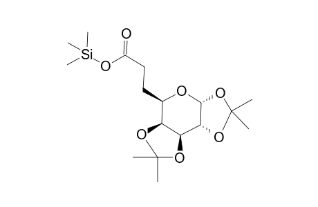 Trimethylsilyl 1,2 : 3,4-di-O-isopropylidene-6,7-dideoxy-.alpha.-D-galacto-octapyranuronate