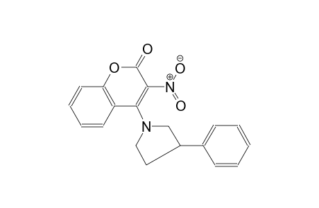3-nitro-4-(3-phenyl-1-pyrrolidinyl)-2H-chromen-2-one