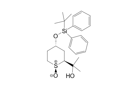 4-(tert-Butyldiphenylsilyloxy)-2-(1-hydroxyisopropyl)thiane 1-oxide