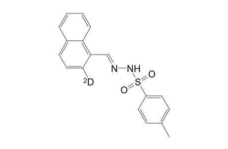 Benzenesulfonic acid, 4-methyl-, (1-naphthalenylmethylene-d)hydrazide