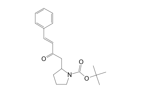 tert-Butyl 2-[(E)2-Oxo-4-phenylbut-3-en-1-yl]pyrrolidine-1-carboxylate