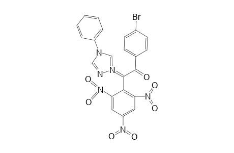 4-Bromobenzoyl 4-phenyl-1,2,4-triazol-1-ium 2,4,6-trinitrophenylmethylide