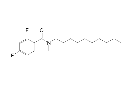 Benzamide, 2,4-difluoro-N-methyl-N-decyl-