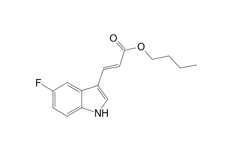 (E)-butyl 3-(5-fluoro-1H-indol-3-yl)acrylate