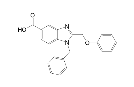 1-Benzyl-2-(phenoxymethyl)benzimidazole-5-carboxylic acid